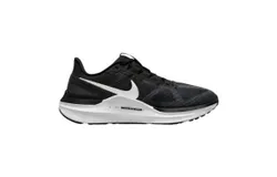 Nike Women&apos;s Air Zoom Structure 25 Shoes In Black&sol;dark Smoke Grey&sol;white
