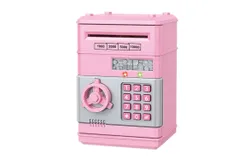 Kids Piggy Bank for Girls - Toys for 5 6 7 8 9 10 Year Old Girl Birthday Gifts - Electronic Piggy Bank ATM Machine Money Safe