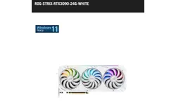 ROG Strix RTX3090 24GB White Intermediate Graphics Card