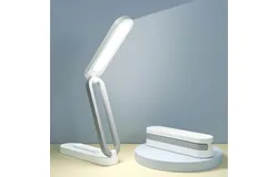 LED Desk Lamp for Office Home & Battery Operated Lamp Rechargeable Lamp Foldable & Portable Light&comma; LED Desk Light Strip&comma; 3 Brightness Dimmable Small Desk Lamp Wireless Reading Lamp