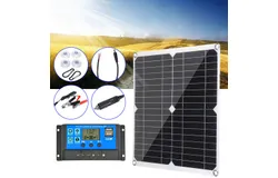 Kits De Panel Solar Carga Monocristalino 100a &plus; Controlador