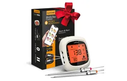 NutriChef Bluetooth Meat Thermometer for Grilling