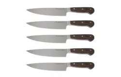 5x Wusthof Crafter 8" Chef&apos;s Knife&comma; Black