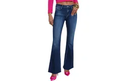 L&apos;agence Sera Sneaker Flare Jeans In Beacon
