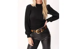 Project Social T Kora Long Sleeved Sweater In Black