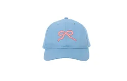Little Kideauxs Girls Bow Hat In Blue