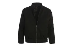 Gioberti Men&apos;s Faux Suede Bomber Jacket with Warm Light Inner Padding