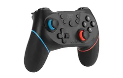 Controller for Switch&comma; Wireless Pro Controller for Switch&sol;Switch Lite&sol;Switch OLED&comma; Remote Gamepad with Joystick&comma; Adjustable Turbo Vibration&comma; Ergonomic Non-Slip - Black