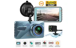 Dual lens tachograph 1296P dual front and rear recording reversing video car recorder&NewLine;Button version