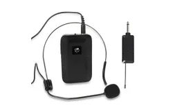 1 set of VHF wireless microphone headset&comma; portable wireless headset microphone system with transmitter and receiver&comma; suitable for stage speakers&comma; tour guides&comma; conference hosts&comma; etc&period;