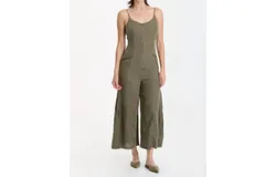 Xcvi Calistina Jumpsuit In Kombu Pigment