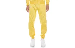 Kappa Men&apos;s 222 Banda Deky Trackpants In Yellow Vanilla