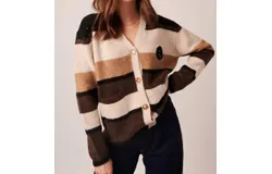 John &plus; Jenn Kit Cardigan In Brown