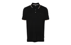 Hugo Boss Men&apos;s Parlay 190 Cotton Short Sleeve Polo T-Shirt&comma; Black