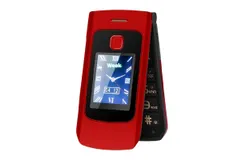 Dual-Screen Metal Flip Phone for Seniors with Large Buttons and Voice Function&comma; Internet-Free Phone