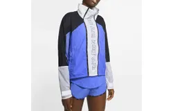Nike Women&apos;s Full-Zip Running Jacket In Sapphire&sol;black&sol;white&sol;black