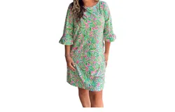 Patti Biggs Nancy Dress In Green