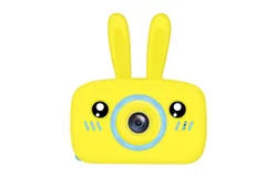 Kids HD Toy Camera, IPS Screen Mini Photo Video Toy Cartoon Camera Game HD Kids Toy Camera, Card Dual Camera Mini Bunny Toy Camera HD