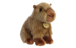 Aurora® Realistic Miyoni® 23cm Capybara Brown Stuffed Animal
