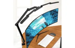 LED Desk Lamp with Clamp&comma; 41&period;5" Clamp on Architect Desk Lamp for Home Office&comma; 24W Bright Tall Computer LED Desk Light Clip on Office Lamp Adjustable Overhead Table Light for Work Craft
