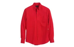 Gioberti Mens 100&percnt; Cotton Long Sleeve Casual Twill Oxford Shirt