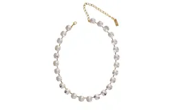 Tova Sofia Necklace In Silver Chrome