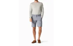 34 Heritage Nevada Shorts In Grey Cross Twill