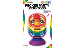 Rainbow Pecker Party Ring Toss