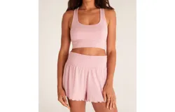 Z Supply Sia Slub Tank Bra In Azalea