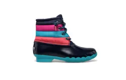 Sperry Saltwater Junior Duck Boot In Navy Multi