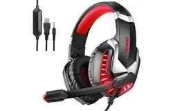 J30 headset gaming headset luminous desktop computer headset CF gaming wired headset