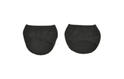 Sheer Open Toe Cover With Cushion Non-Skid Sole in 4 pair Pack