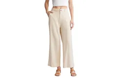 Le Jean Linen Jude Trouser In Sand