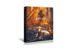 Jesus Lamb Christian Prayer Canvas Decorative Painting 18&ast;24 inches &lpar;45&ast;60 cm&rpar;