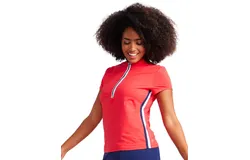 Sporting Life Shortsleeve Golf Top - Tomato Red