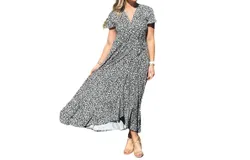 Bombom I&apos;m Worth It Maxi Dress In Black