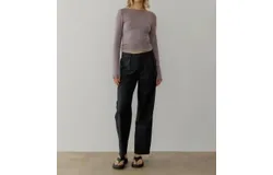 All &colon; Row Ar Bekah Top In Dusty Rose
