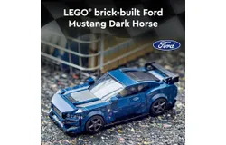 LEGO Speed Champions Ford Mustang Dark Horse Sports Car Toy&comma; Buildable Ford Mustang Toy for Kids&comma; Blue Toy Car Model Set&comma; Gift Idea for Boys and Girls Aged 9 Years Old and Up&comma; 76920