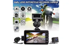 Dual lens Motorcycle Recorder HD waterproof front and rear dual recording MT80 motorcycle driving recorder