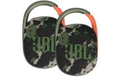 2x JBL Clip 4 Portable Bluetooth Waterproof Speaker &lpar;Squad&rpar;