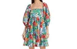 Cara Cara Sip Sip Dress In Bahamian Garden