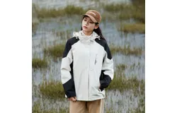Windproof Jacket Women Waterproof Lightweight Mountain Sports Jacket Hooded Windbreaker Raincoat