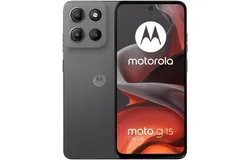 Motorola Moto G15 4G LTE &lpar;XT2521-2&rpar; 4&plus;256GB Dual Sim &vert; GSM Unlocked &vert; International Model &vert; Global - &lpar;Gray&rpar;