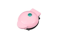 Electric Round Griddle for Individual Pancakes&comma; Cookies&comma; Eggs & other on the go Breakfast&comma; Lunch & Snacks with Indicator Light