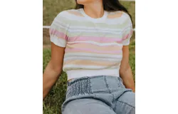 Show Me Your Mumu Simple Sweater In Multi