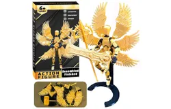 Action Figure Set with Box&comma; 3D Printed 13 Robot Titan 13 Action Figure&comma; Action Figure &lpar;Golden Black&rpar;