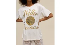 Daydreamer Willie Nelson American Original Merch Tee In White