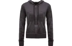Juicy Couture Born To Be Glamorous Robertson Hoodie In Dark Grey