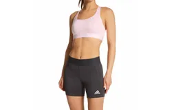 Adidas Medium Support Removable Pads Training Sports Bra In Baby Pink
