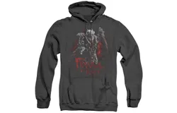The Hobbit Fimbul The Hunter Adult Heather Hoodie &sol; Hooded Sweatshirt